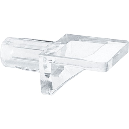 Prime-Line 1/4 in. Clear Plastic 5 lbs. Shelf Peg (8 Pack) U 10144